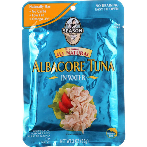 Season Brand Tuna - Albacore - Pouch - 3 Oz - Case Of 12