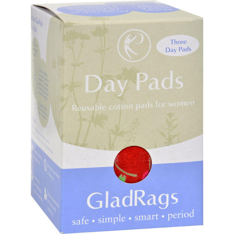 Gladrags Color Cotton Day Pad - 3 Pack