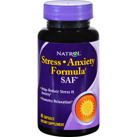 Natrol Saf Stress And Anxiety Formula - 90 Capsules