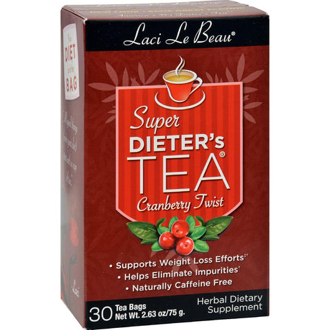 Laci Le Beau Super Dieter's Tea Cranberry Twist - 30 Tea Bags