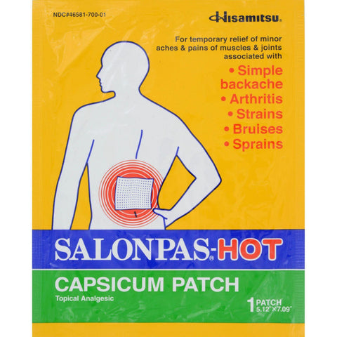 Salonpas Capsicum Patch - Hot - Pack