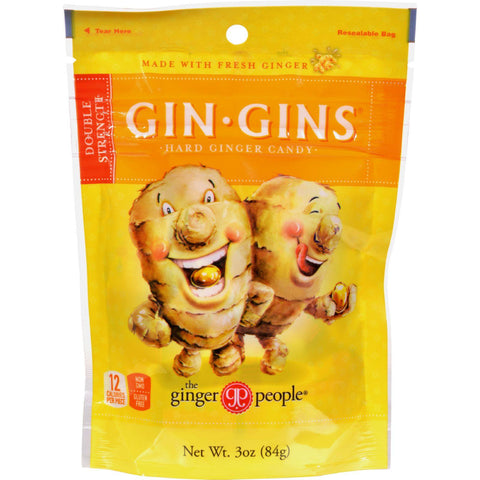 Ginger People Gin-gins Hard Candy - 3 Oz - Case Of 24