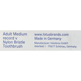 Fuchs Adult Medium Record V Nylon Bristle Toothbrush - 1 Toothbrush - Case Of 10