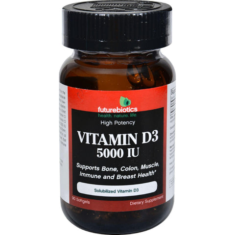 Futurebiotics Vitamin D3 - 5000 Iu - 90 Softgels