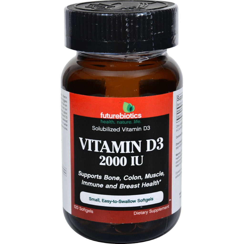 Futurebiotics Vitamin D3 - 2000 Iu - 120 Softgels