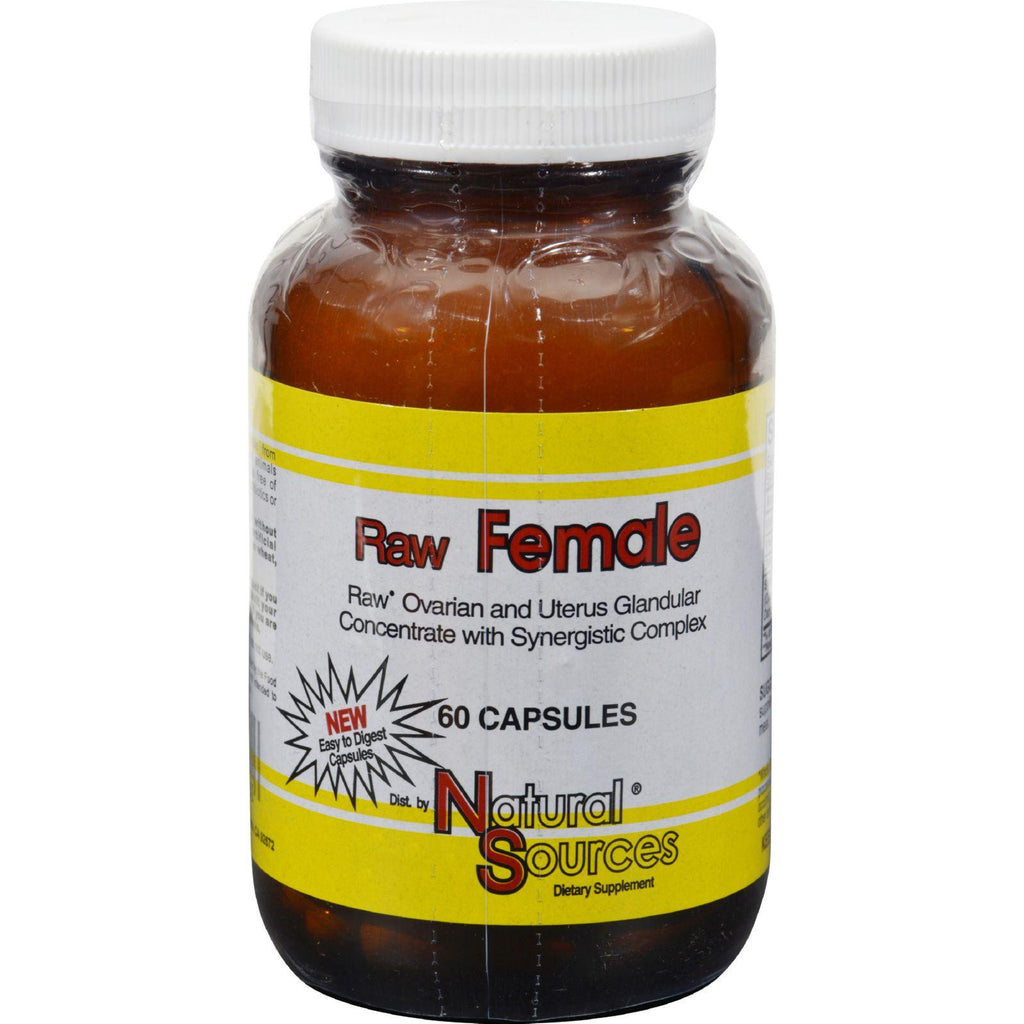 Natural Sources Raw Female - 60 Capsules