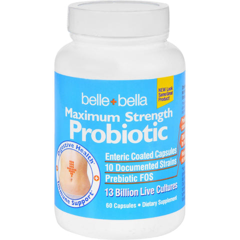 Belle And Bella Ultra 10 Probiotic - Maximum Strength - 60 Capsules