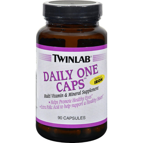 Twinlab Daily One Caps Without Iron - 90 Capsules