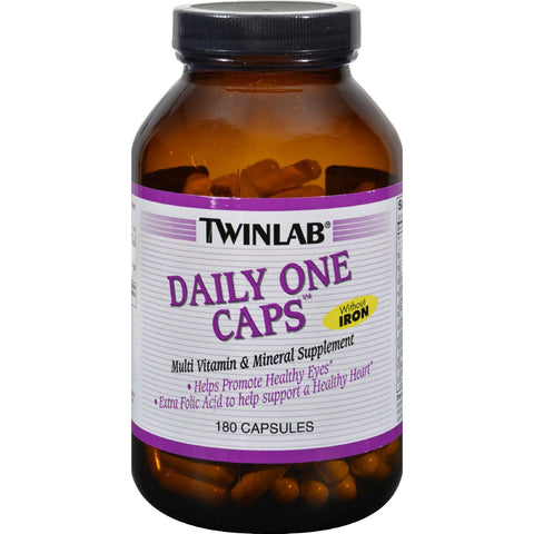 Twinlab Daily One Caps Without Iron - 180 Capsules