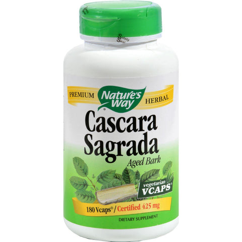 Nature's Way Cascara Sagrada Aged Bark - 180 Vcaps