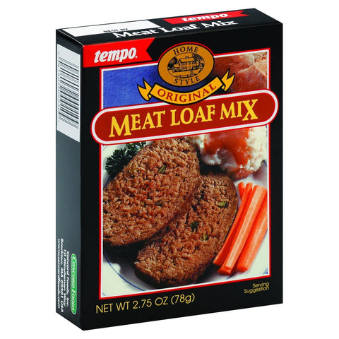 Tempo Home Style Meatloaf Mix - Original - 2.75 Oz - Case Of 12