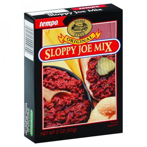 Tempo Sloppy Joe Mix - Original - 2 Oz - Case Of 12