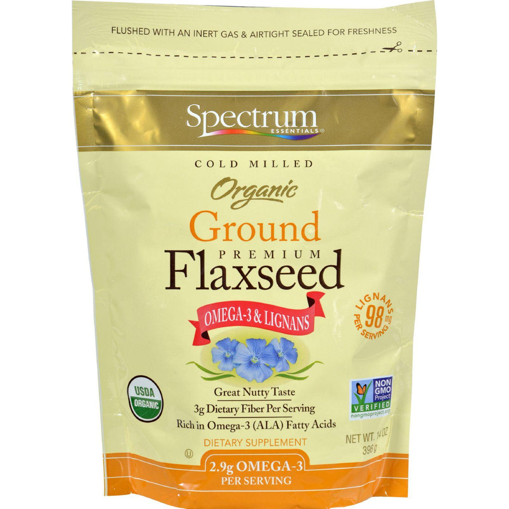 Spectrum Essentials Organic Ground Flaxseed - 14 Oz