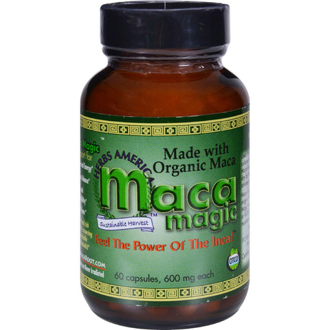 Maca Magic - Organic - 600 Mg - 60 Capsules