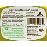 Clearly Natural Glycerine Bar Soap Cucumber - 4 Oz