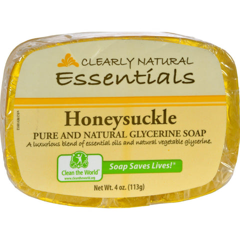 Clearly Natural Glycerine Bar Soap Honeysuckle - 4 Oz
