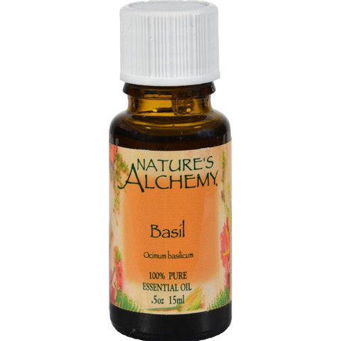 Nature's Alchemy 100% Pure Essential Oil Basil - 0.5 Fl Oz