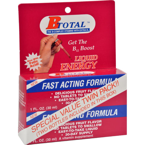 Sublingual Products B-total Twin Pack - 2 Fl Oz