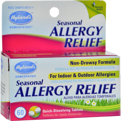 Hylands Homepathic Seasonal Allergy Relief - 60 Tablets
