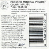 Honeybee Gardens Pressed Mineral Powder Malibu - 0.26 Oz