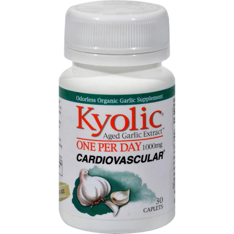 Kyolic Aged Garlic Extract One Per Day Cardiovascular - 1000 Mg - 30 Caplets