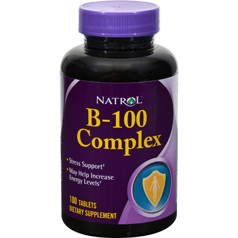 Natrol B-100 Complex - 100 Tablets