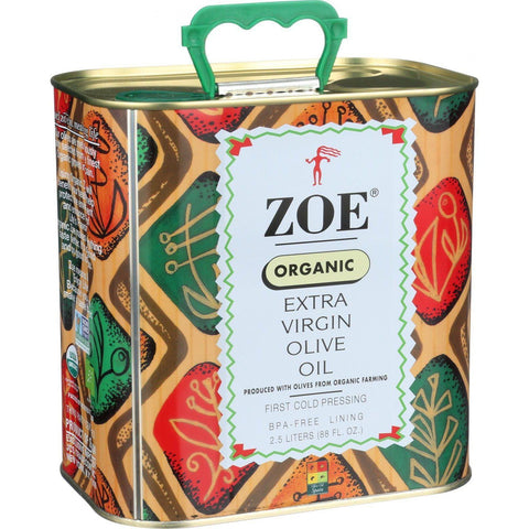Zoe Organic Olive Oil - Extra Virgin - 88 Oz