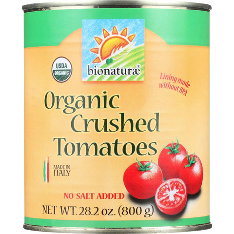Bionaturae Tomatoes - Organic - Crushed - 28.2 Oz - Case Of 12