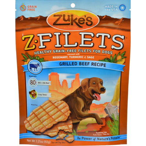 Zuke's Z Filets - Prime Beef - 3.25 Oz
