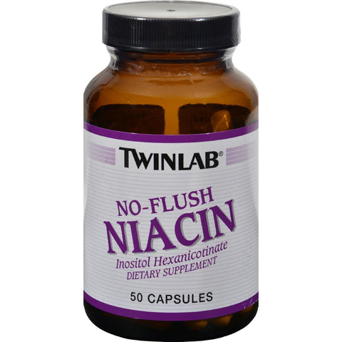 Twinlab No Flush Niacin - 50 Capsules