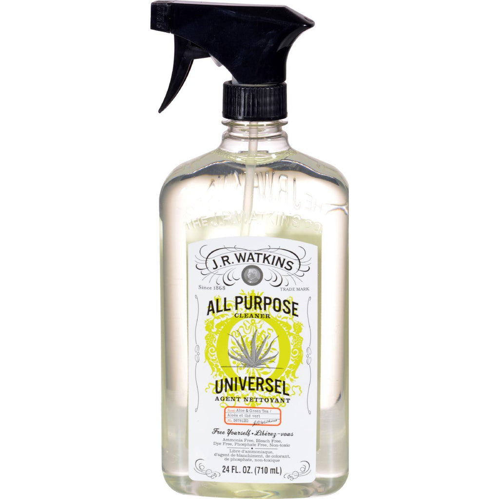 J.r. Watkins Natural All Purpose Cleaner Aloe And Green Tea - 24 Fl Oz