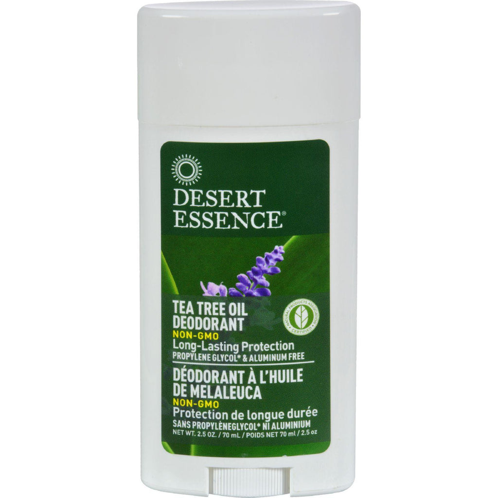 Desert Essence Tea Tree Oil Deodorant - 2.5 Oz