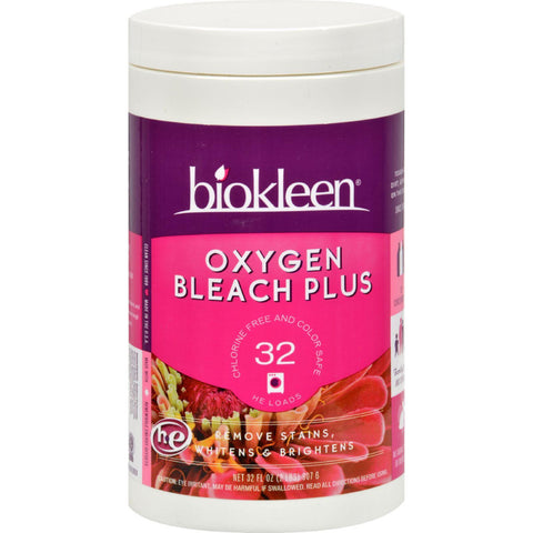 Biokleen Chlorine Free Oxygen Bleach Plus Powder - 32 Oz