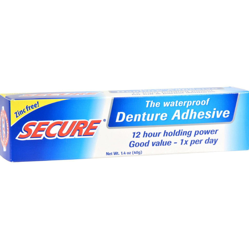 Secure Denture Adhesive - 1.4 Oz