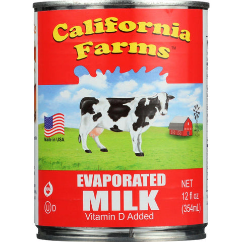 California Farms Evaporated Milk - 12 Oz - Case Of 24