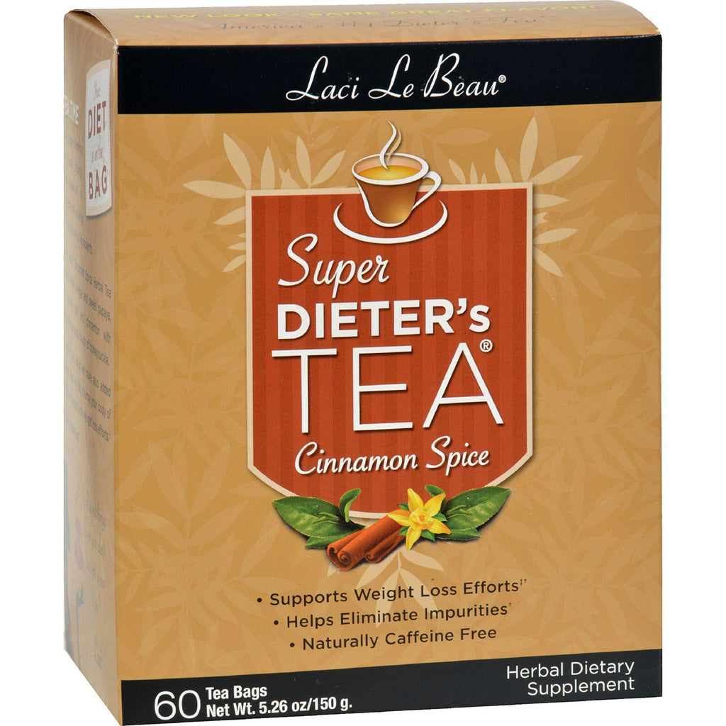 Laci Le Beau Super Dieter's Tea Cinnamon Spice - 60 Tea Bags