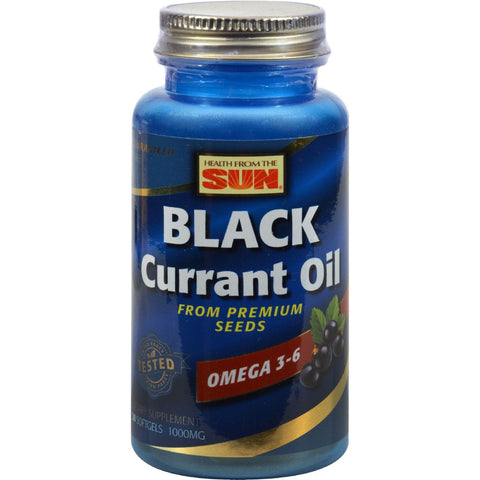 Health From The Sun Black Currant Oil - 1000 Mg - 30 Softgels
