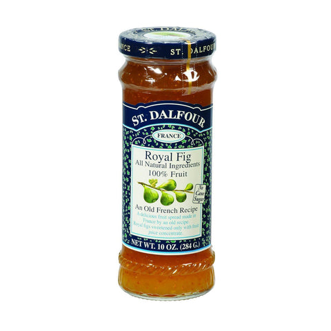 St Dalfour Fruit Spread - Deluxe - 100 Percent Fruit - Royal Fig - 10 Oz - Case Of 6