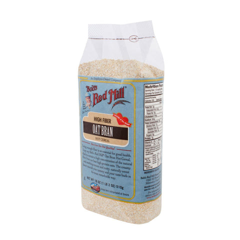 Bob's Red Mill Oat Bran Hot Cereal - 18 Oz - Case Of 4