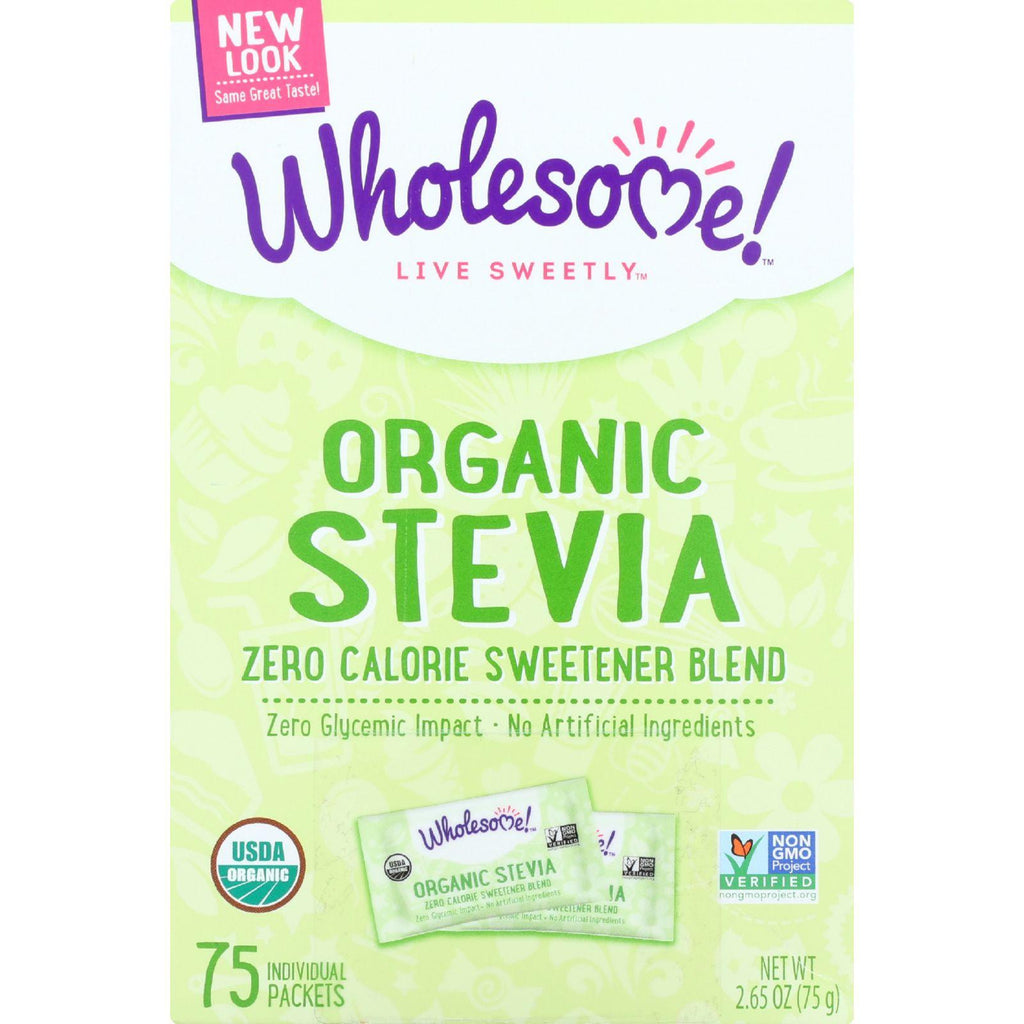 Wholesome Sweeteners Stevia - Organic - 75 Count - Case Of 6