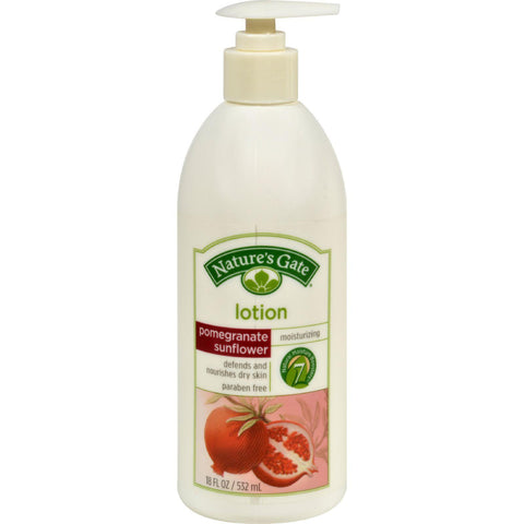 Nature's Gate Lotion - Pomegranate Sunflower - 18 Oz