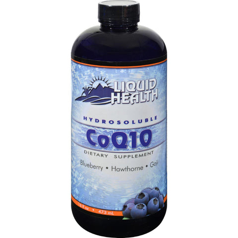 Liquid Health Hydrosoluble Coq10 Blueberry Hawthorne And Goji - 16 Fl Oz