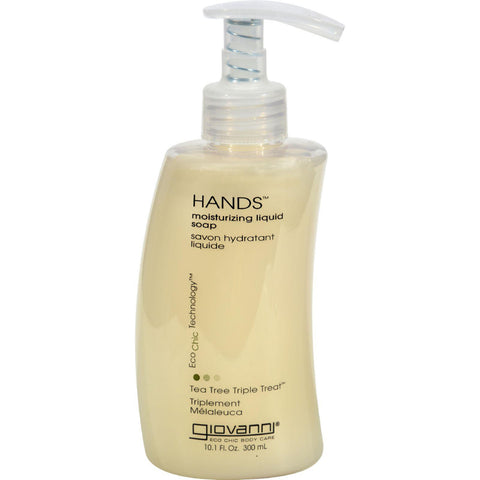 Giovanni Hands Liquid Soap Tea Tree Triple Treat - 10 Fl Oz