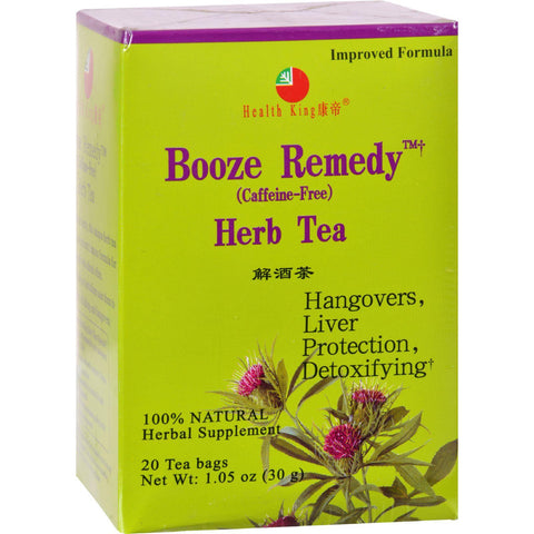 Health King Booze Remedy Herb Tea - 20 Tea Bags