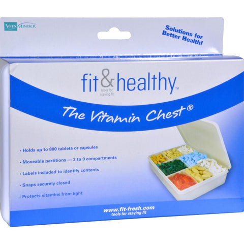 Fit And Healthy Vitamin Chest Organizer - 1 Unit