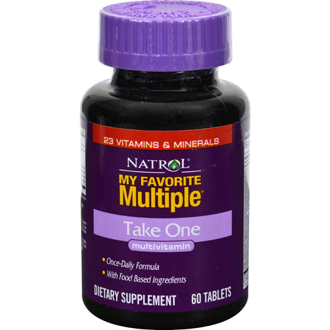 Natrol My Favorite Multiple Take One - 60 Tablets