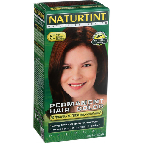 Naturtint Hair Color - Permanent - 5c - Light Copper Chestnut - 5.28 Oz