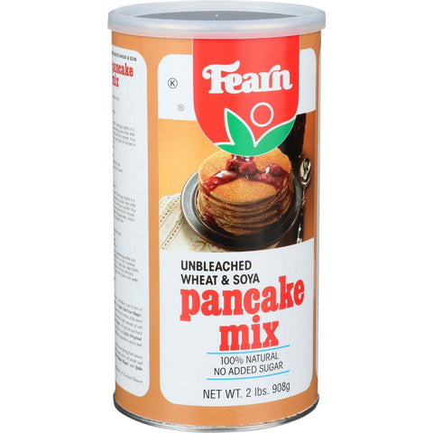 Fearns Soya Food Pancake Mix - Unbleached Wheat And Soya - 2 Lb