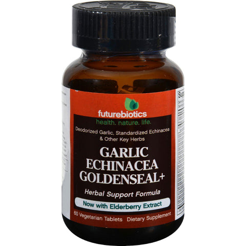 Futurebiotics Garlic Echinacea Goldenseal Plus - 60 Tablets