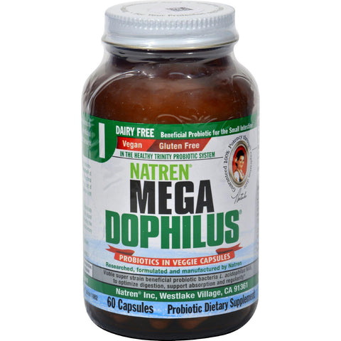 Natren Mega Dophilus Dairy Free - 60 Capsules